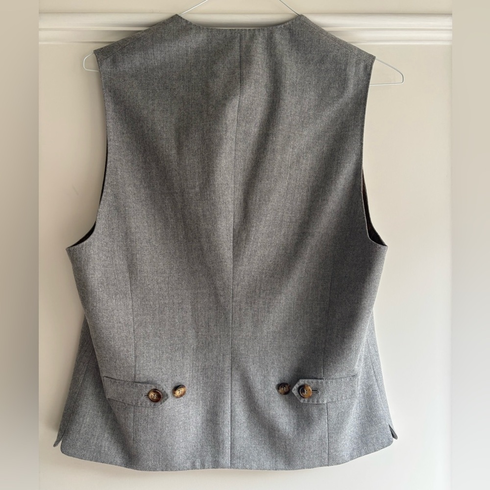 Brunello Cucinelli Gray Wool Vest/Waist Coat - Picture 2 of 4
